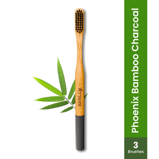 Phoenix Bamboo Charcoal Toothbrush (Pack of 3)