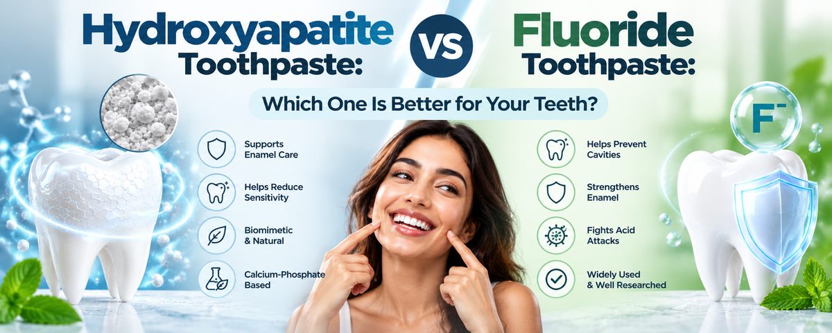 Hydroxyapatite vs Fluoride Toothpaste: Which One Is Better for Your Teeth?