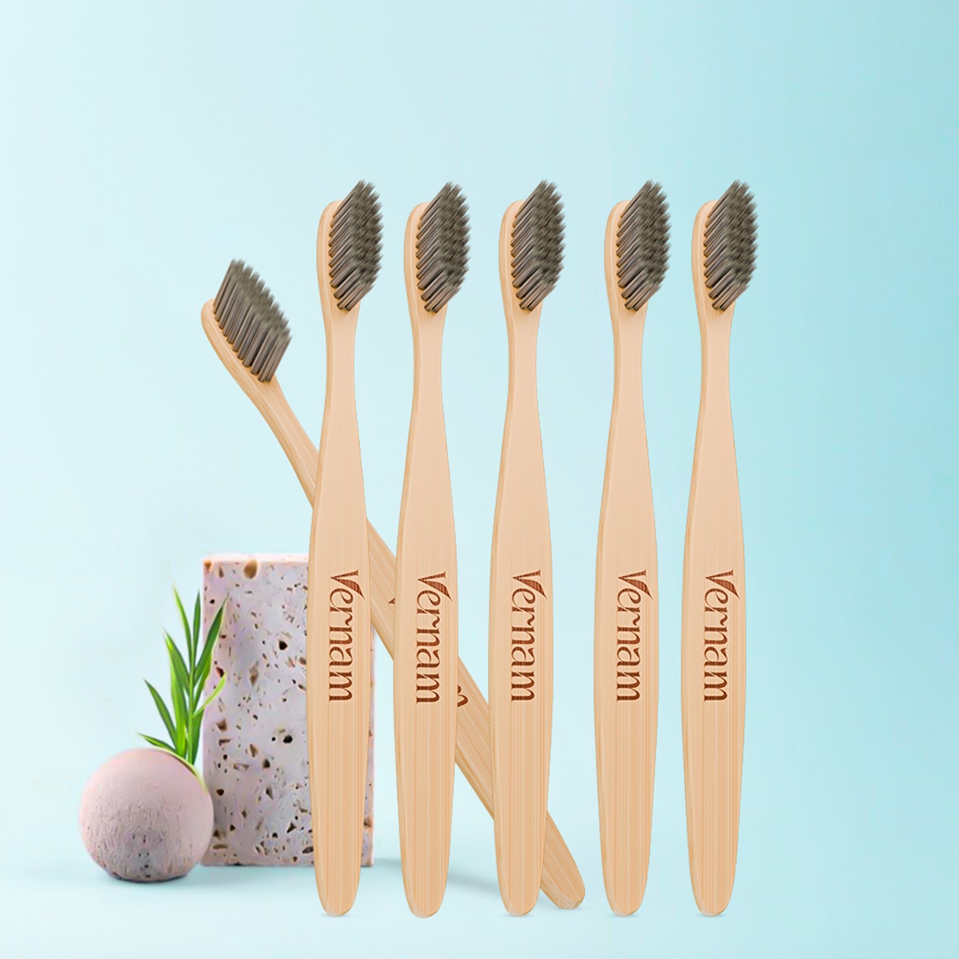 ORION Bamboo Charcoal Toothbrush (Pack of 3)
